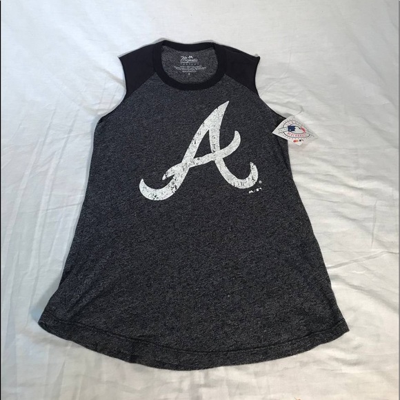 Majestic Tops - NWT Majestic Atlanta Braves Tank Top